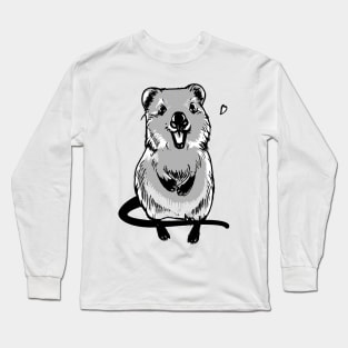 Happy quokka Long Sleeve T-Shirt